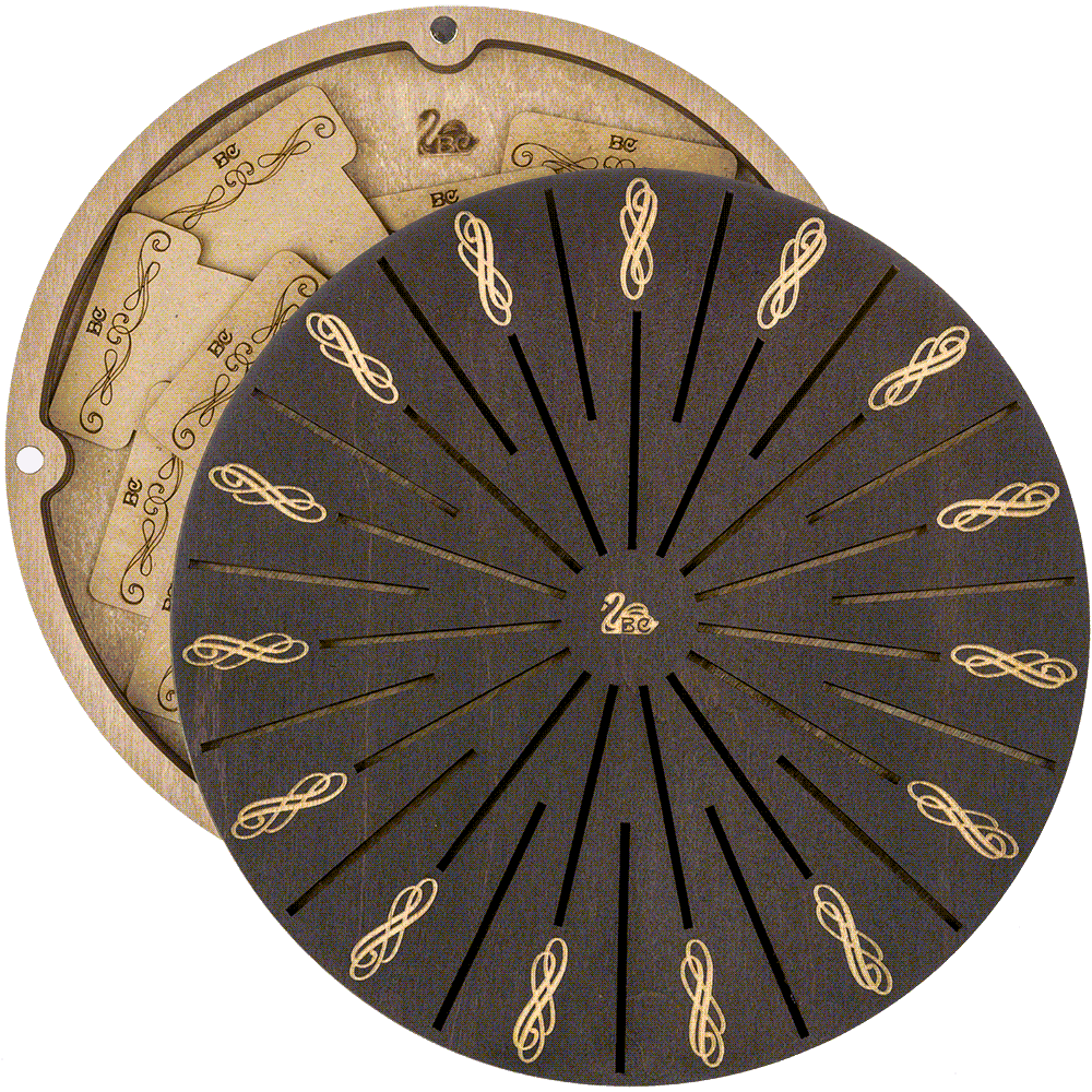 Storage Box for handcraft and 32 bobbins included Wonderland Crafts Organizer Box - HobbyJobby