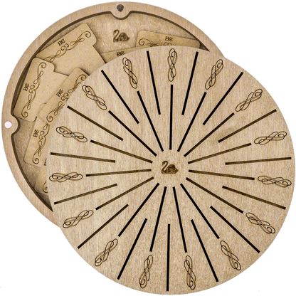 Storage Box for handcraft and 32 bobbins included Wonderland Crafts Organizer Box - HobbyJobby