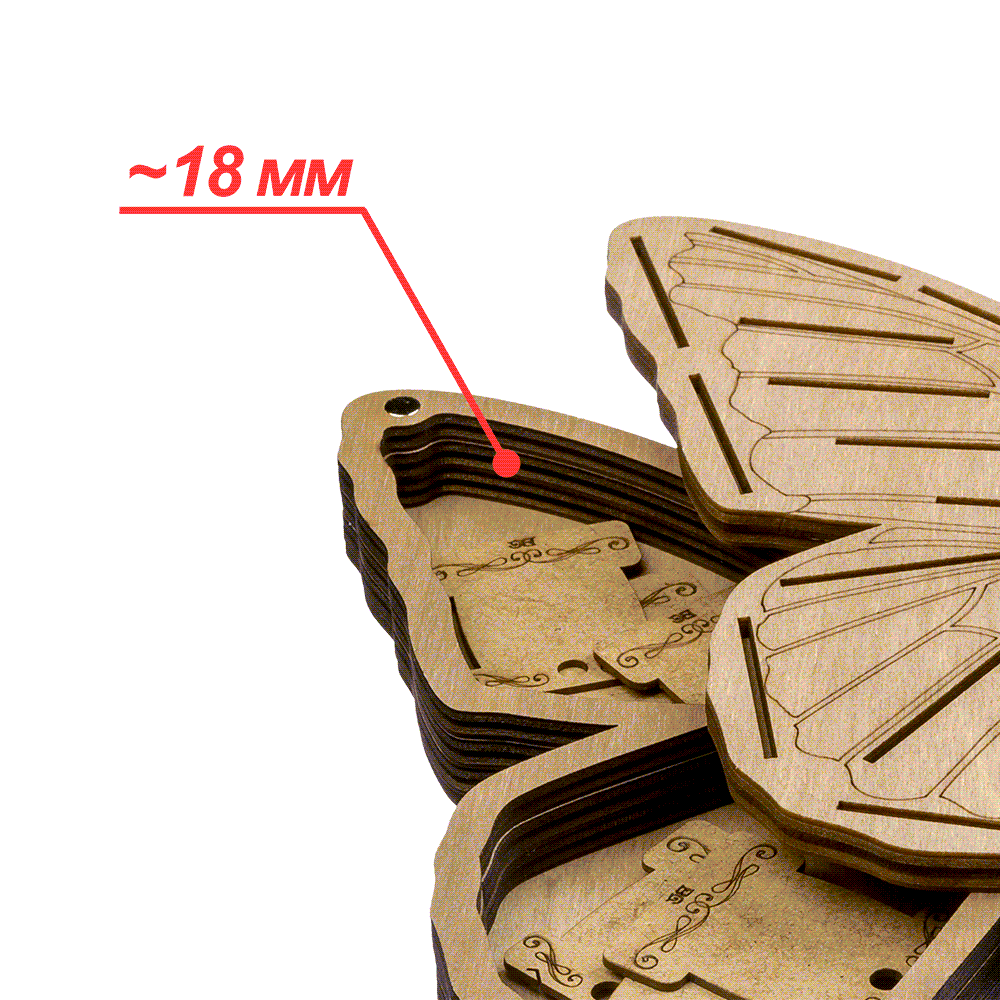 Storage Box for handcraft and 33 bobbins included Wonderland Crafts Organizer Box - HobbyJobby