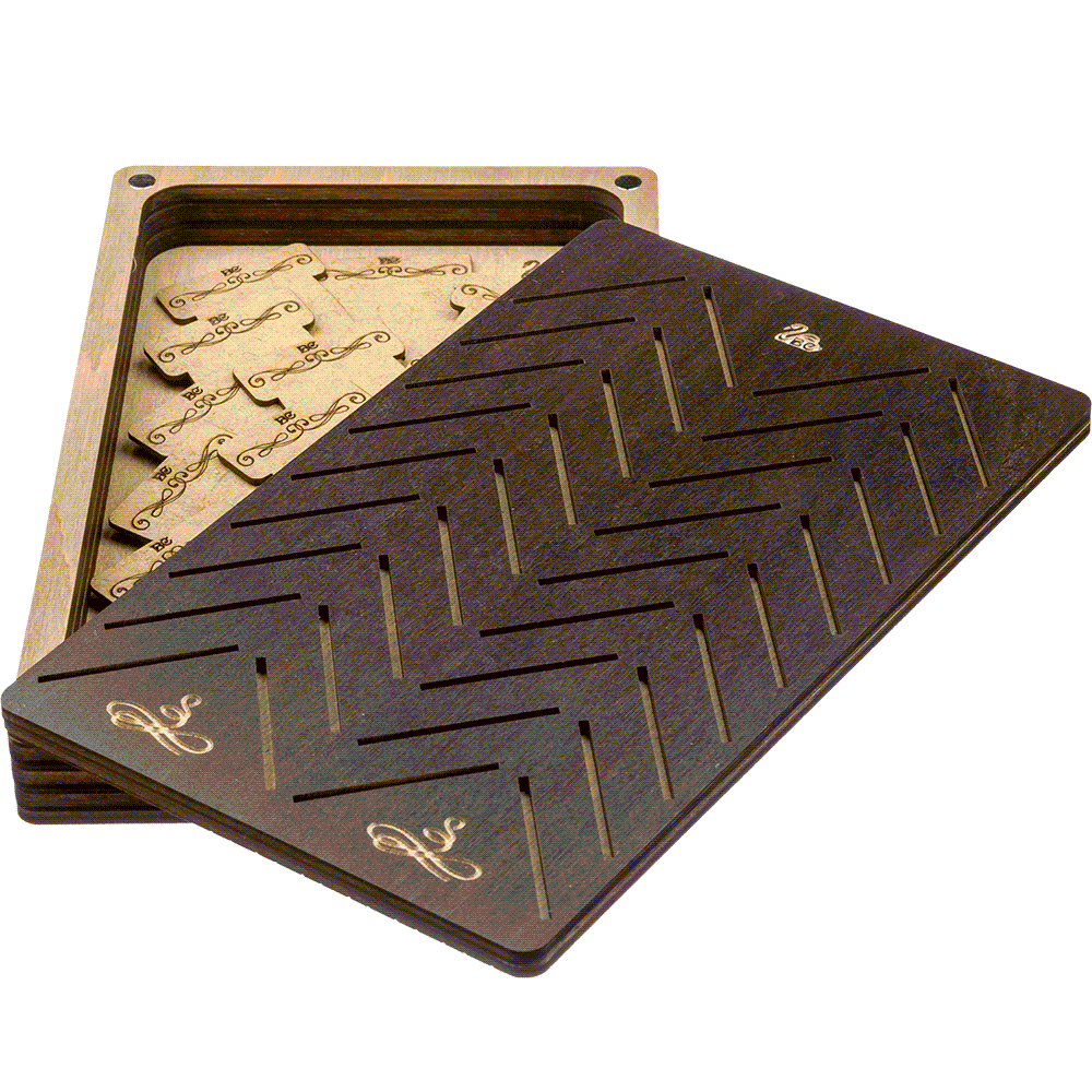 Storage Box for handcraft and 38 bobbins included Wonderland Crafts Organizer Box - HobbyJobby