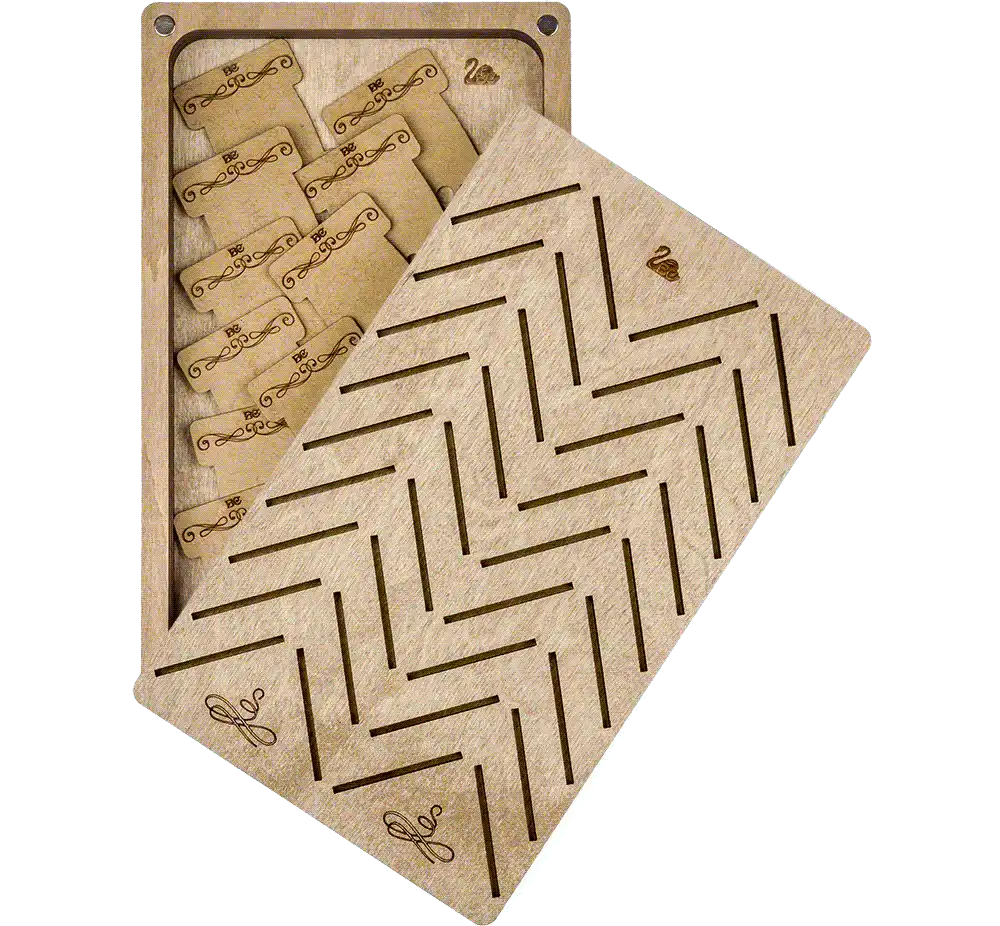 Storage Box for handcraft and 38 bobbins included Wonderland Crafts Organizer Box - HobbyJobby