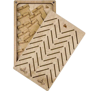 Storage Box for handcraft and 38 bobbins included Wonderland Crafts Organizer Box - HobbyJobby