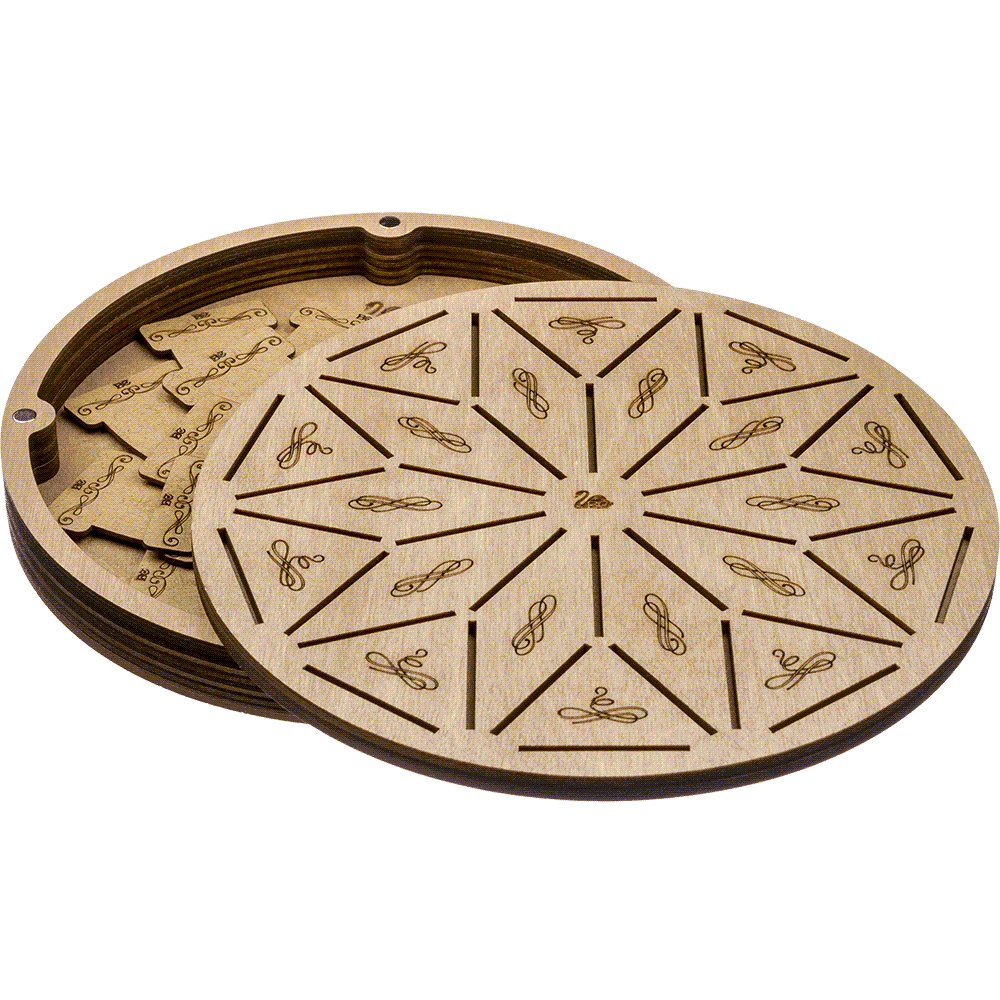 Storage Box for handcraft and 42 bobbins included Wonderland Crafts Organizer Box - HobbyJobby