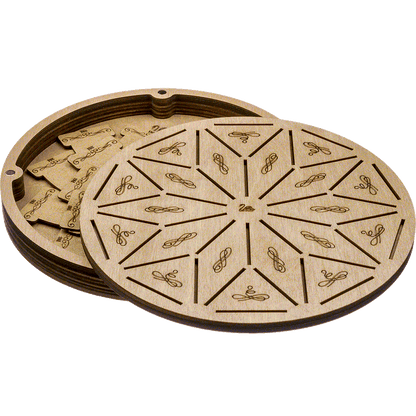 Storage Box for handcraft and 42 bobbins included Wonderland Crafts Organizer Box - HobbyJobby