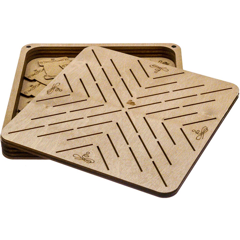 Storage Box for handcraft with 46 bobbins Wonderland Crafts Organizer Box - HobbyJobby