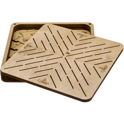 Storage Box for handcraft with 46 bobbins Wonderland Crafts Organizer Box - HobbyJobby