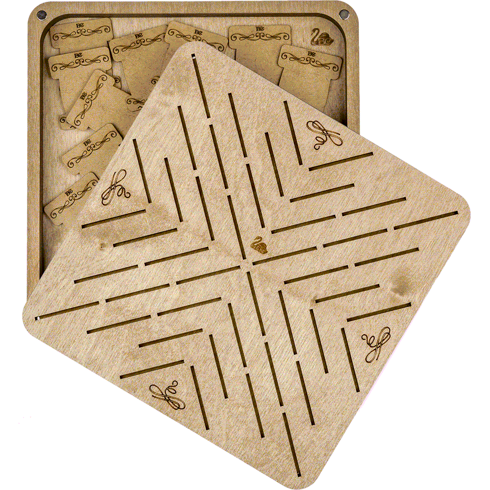 Storage Box for handcraft with 46 bobbins Wonderland Crafts Organizer Box - HobbyJobby