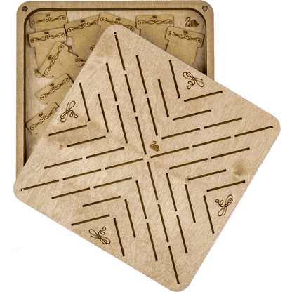 Storage Box for handcraft with 46 bobbins Wonderland Crafts Organizer Box - HobbyJobby