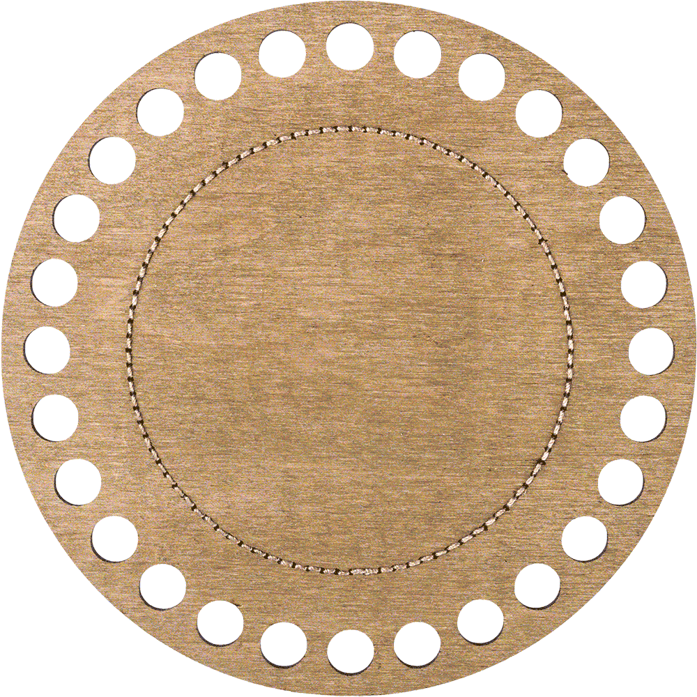 Thread Organizer Needlecraft Kit on Leather - Wooden Organizer for Threads Wonderland Crafts Floss Organizer - HobbyJobby