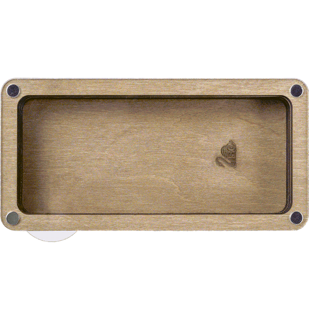 Wooden Storage Box for Handcrafts Wonderland Crafts Organizer Box - HobbyJobby