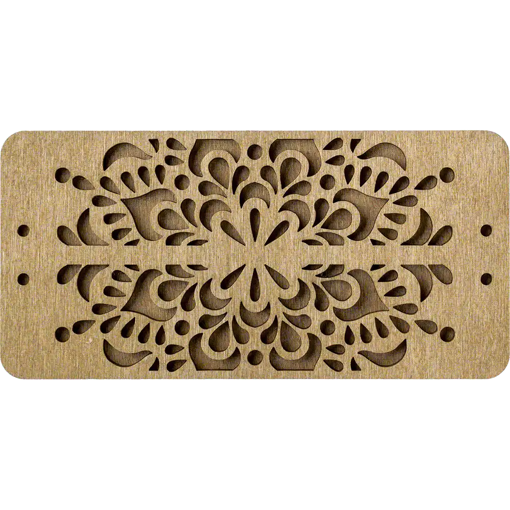 Wooden Storage Box for Handcrafts Wonderland Crafts Organizer Box - HobbyJobby