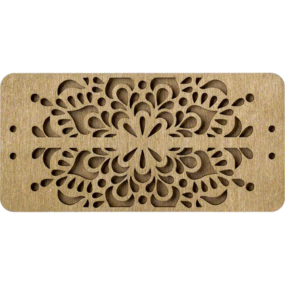 Wooden Storage Box for Handcrafts Wonderland Crafts Organizer Box - HobbyJobby