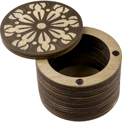 Wooden Storage Box for Handcrafts Wonderland Crafts Organizer Box - HobbyJobby