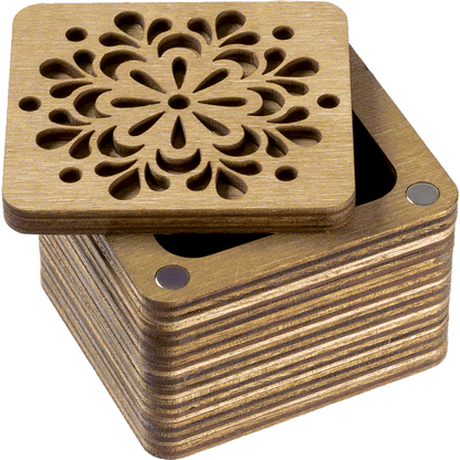 Wooden Storage Box for Handcrafts Wonderland Crafts Organizer Box - HobbyJobby