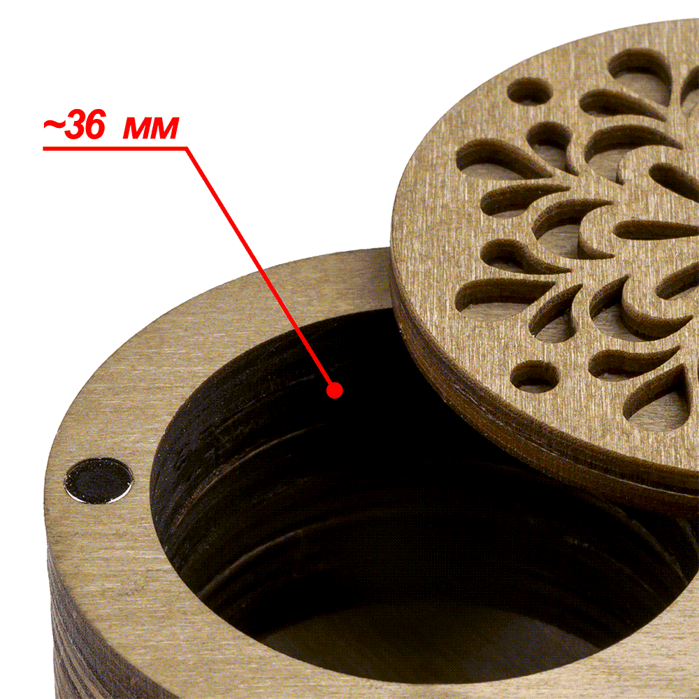 Wooden Storage Box for Handcrafts Wonderland Crafts Organizer Box - HobbyJobby