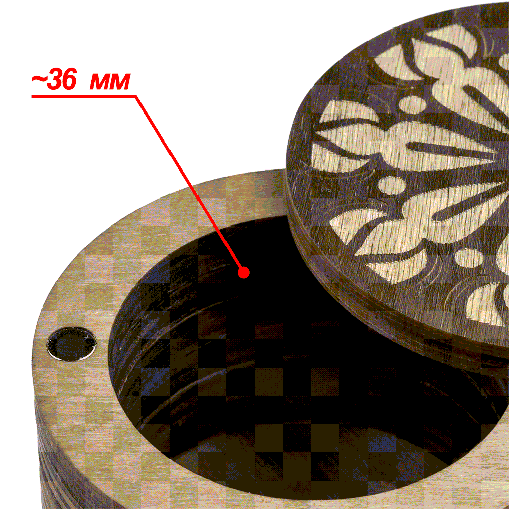 Wooden Storage Box for Handcrafts Wonderland Crafts Organizer Box - HobbyJobby