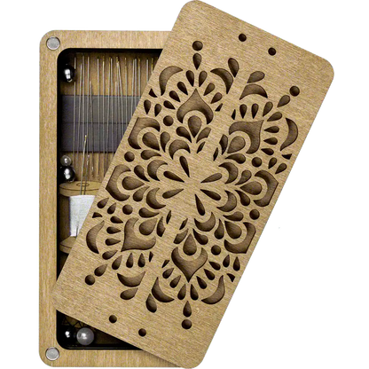 Wooden Storage Box for Handcrafts Wonderland Crafts Organizer Box - HobbyJobby