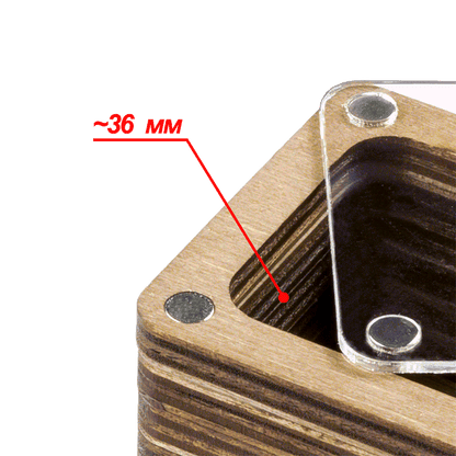 Wooden Storage Box for Handcrafts Wonderland Crafts Organizer Box - HobbyJobby