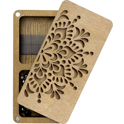 Wooden Storage Box for Handcrafts Wonderland Crafts Organizer Box - HobbyJobby