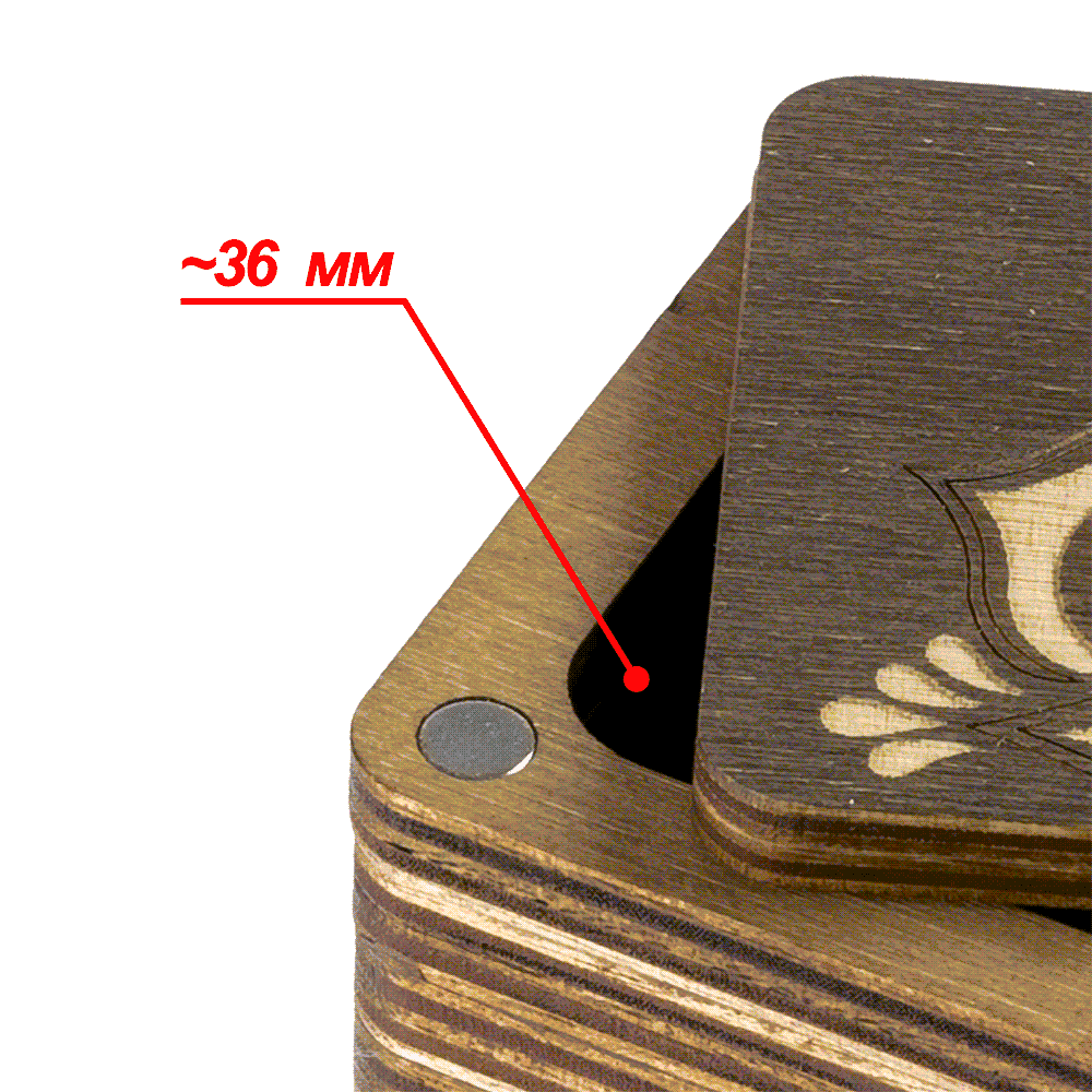 Wooden Storage Box for Handcrafts Wonderland Crafts Organizer Box - HobbyJobby