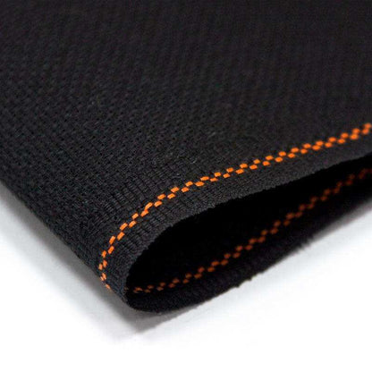 Zweigart Aida 14 Count Cross Stitch Kit Fabric Color 720 Black Fabric - HobbyJobby