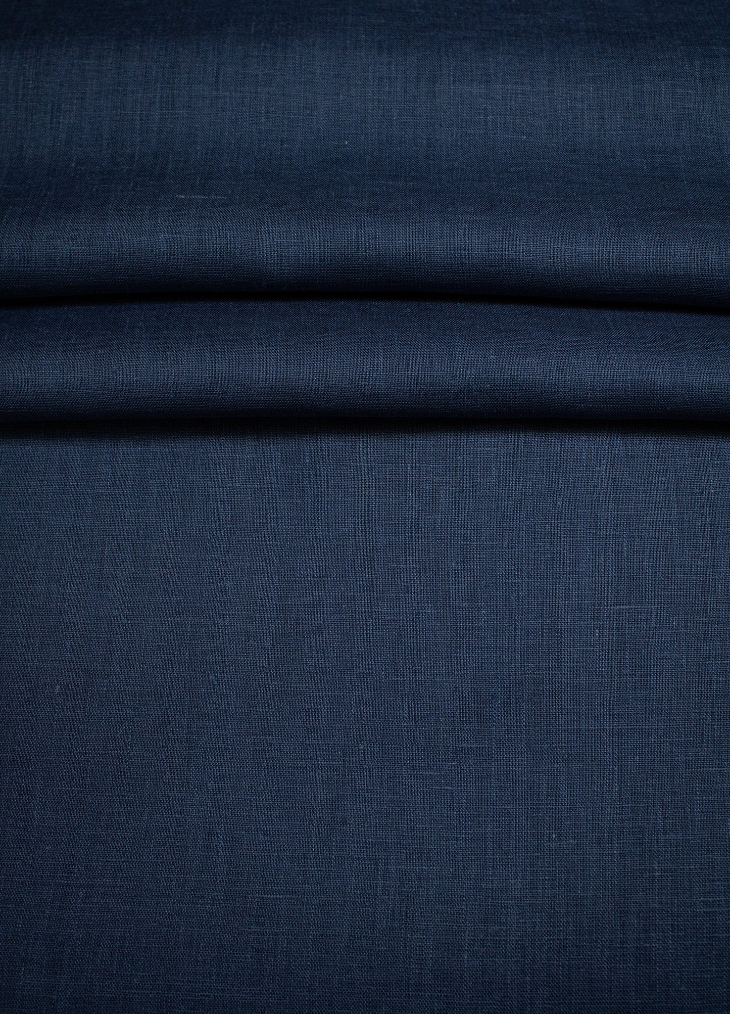 Luca-S Natural Pure 100% Linen Soft Fabric Navy Color