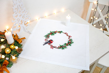 Table Topper - Cross Stitch Kit Table Cloth, FM015