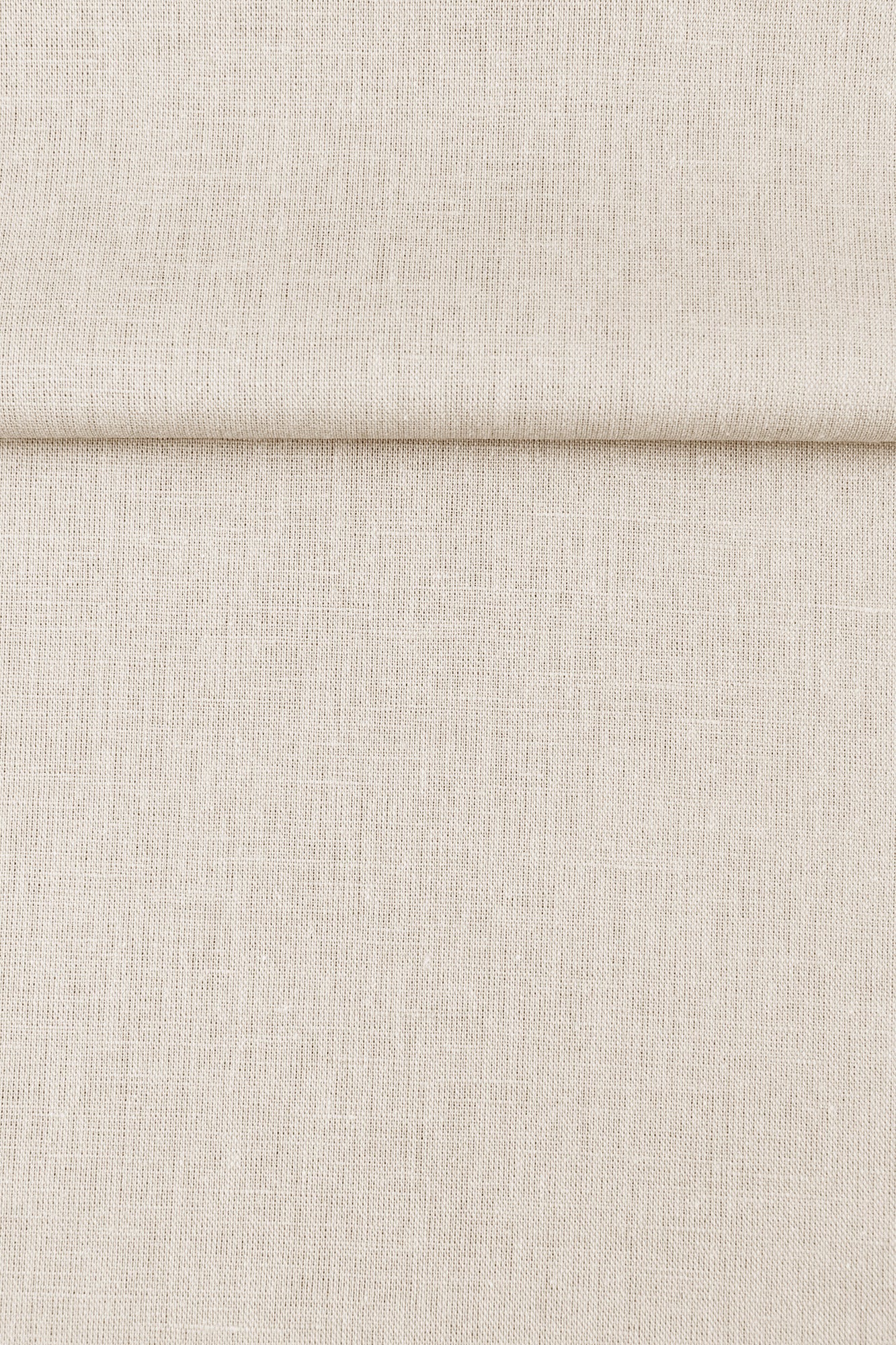 Luca-S Natural Pure Linen Wrinkled Fabric Light Beige Color