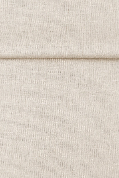 Luca-S Natural Pure Linen Wrinkled Fabric Light Beige Color