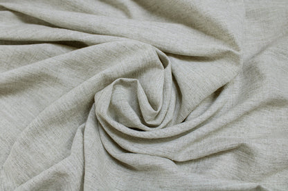 Luca-S Natural Pure Linen Wrinkled Fabric Rustic Color