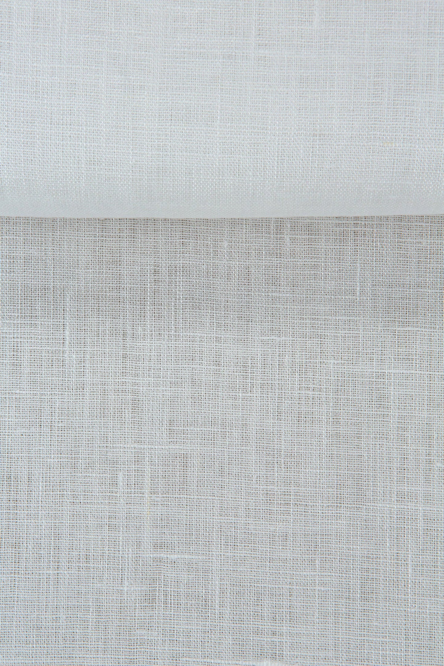 Luca-S Natural Pure 100% Linen Soft Fabric Natural White Color