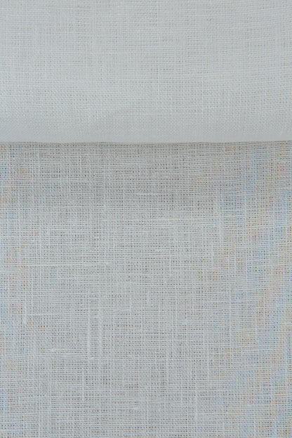 Luca-S Natural Pure 100% Linen Soft Fabric White Color