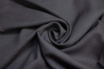 Luca-S Pure Natural 100% Linen Soft Fabric Ash Grey Color