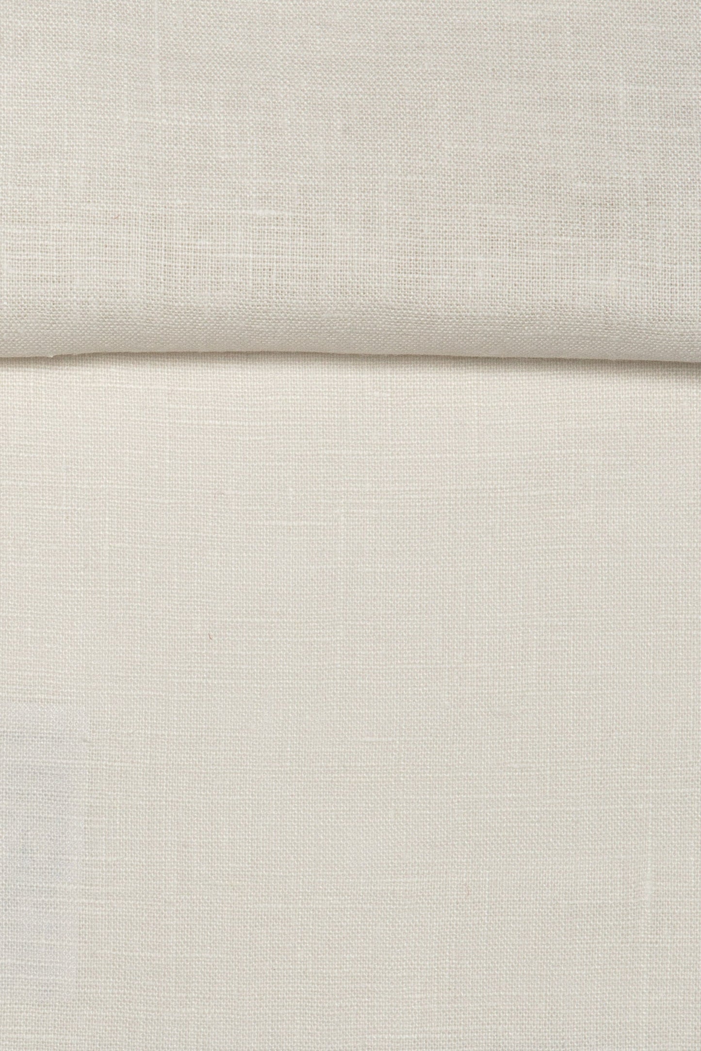 Luca-S Natural Pure 100% Linen Wrinkled Fabric Natural White Color