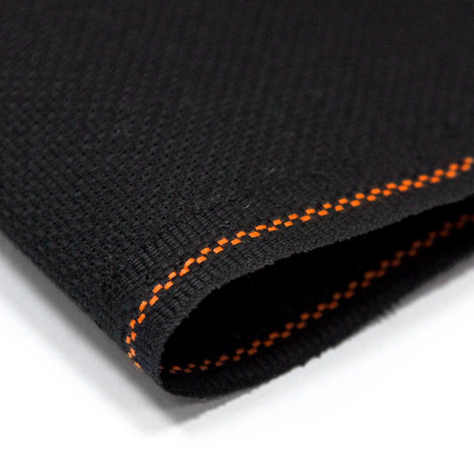 Zweigart Aida 14 Ct. Cross Stitch Kit Fabric, Black Color 720