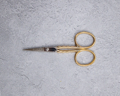 Luca-S Embroidery Scissors Straight Gold Handles 3 1/2"