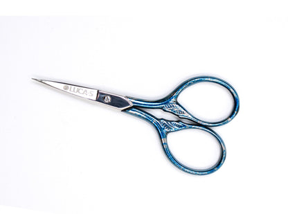 Luca-S Embroidery Scissors 3 1/2" Colored Handles