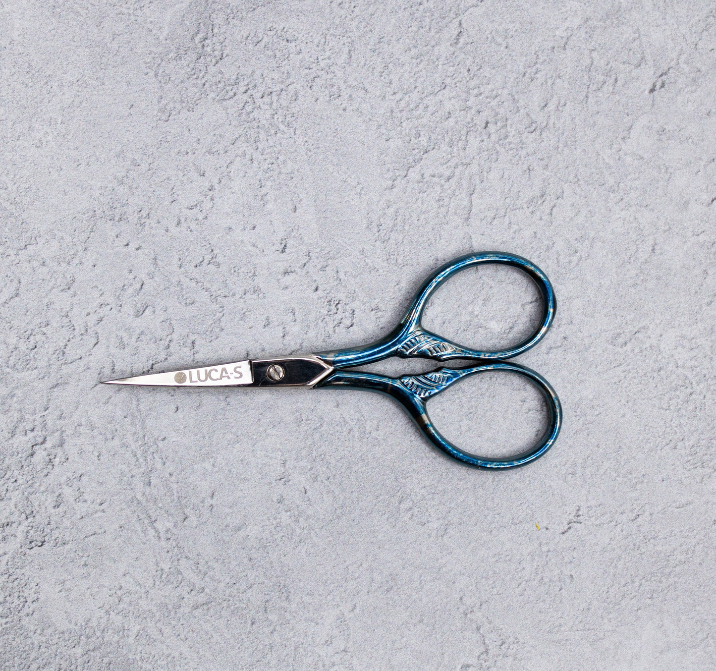 Luca-S Embroidery Scissors 3 1/2" Colored Handles