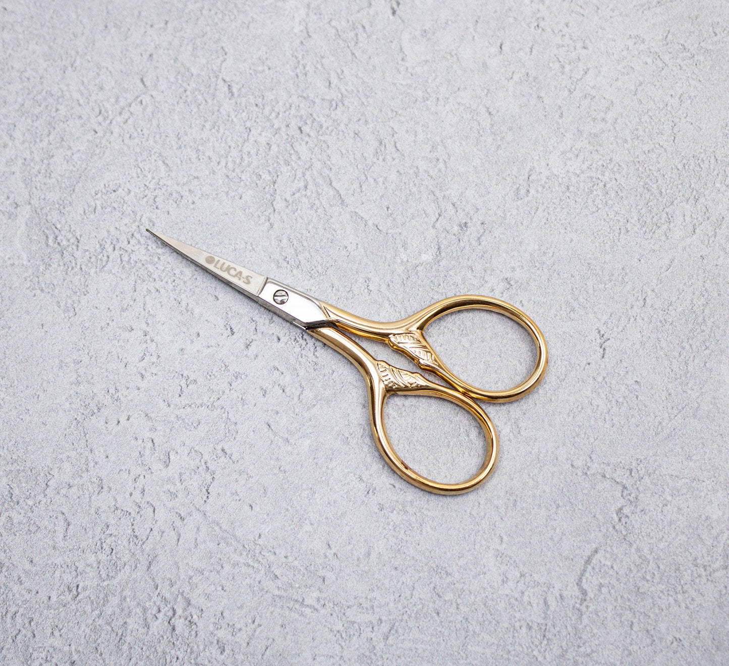 Luca-S Embroidery Scissors Gold 3 1/2"