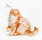 Cross Stitch Kit Luca-S - Kitten with a Dragonfly, B2270