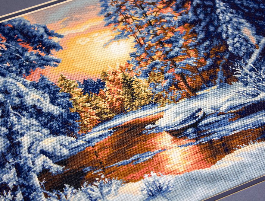 Cross Stitch Kit Luca-S - Winter Landscape, B477