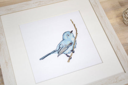 Cross Stitch Kit Luca-S - Blue Bird, B1158