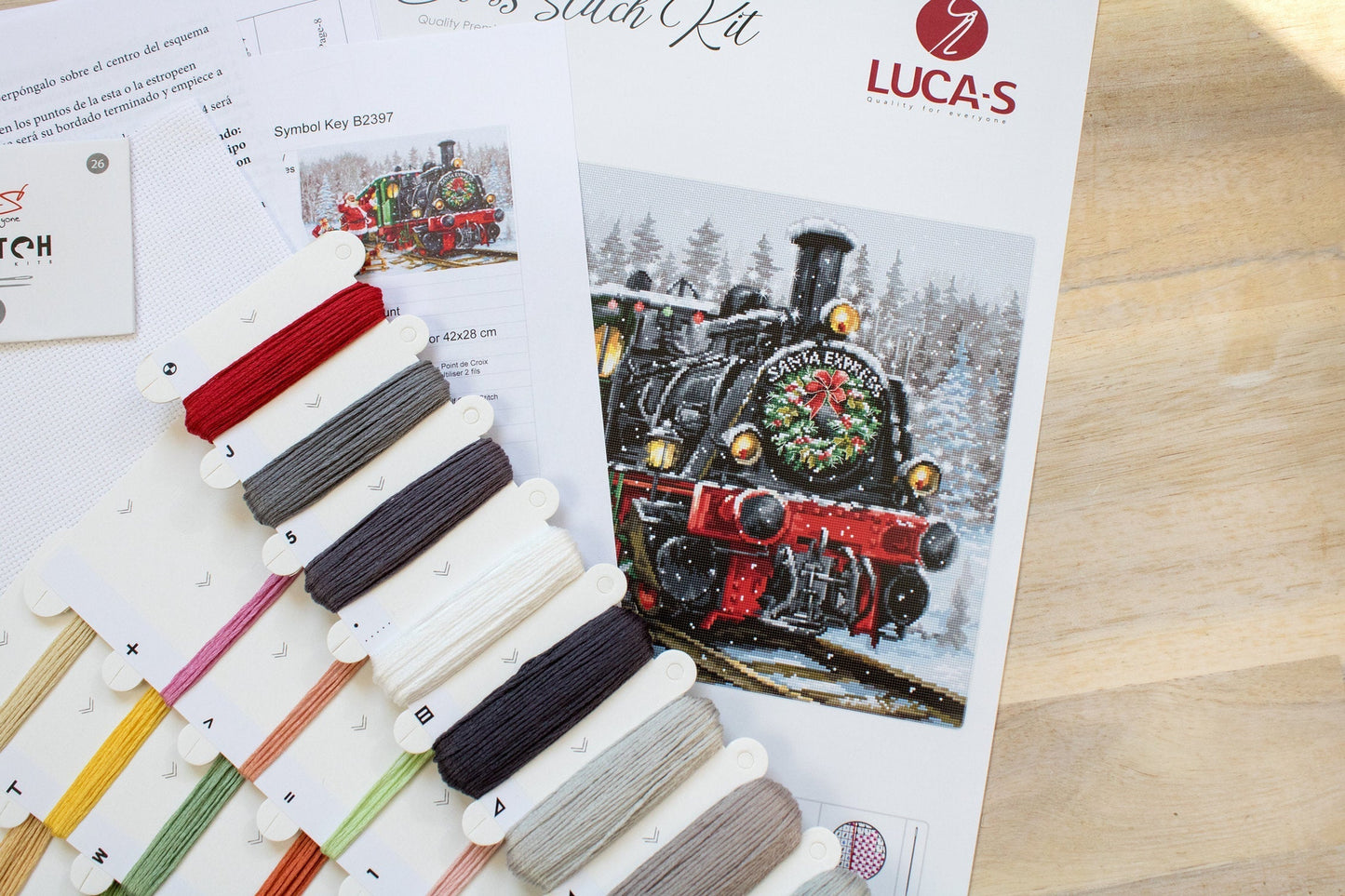 Cross Stitch Kit Luca-S - Santa`s Express - HobbyJobby