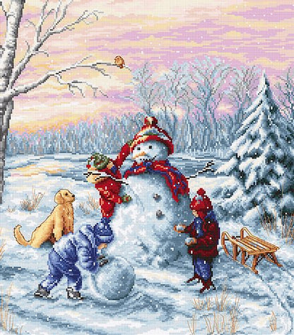 Cross Stitch Kit Luca-S - Merry Christmas, B2358