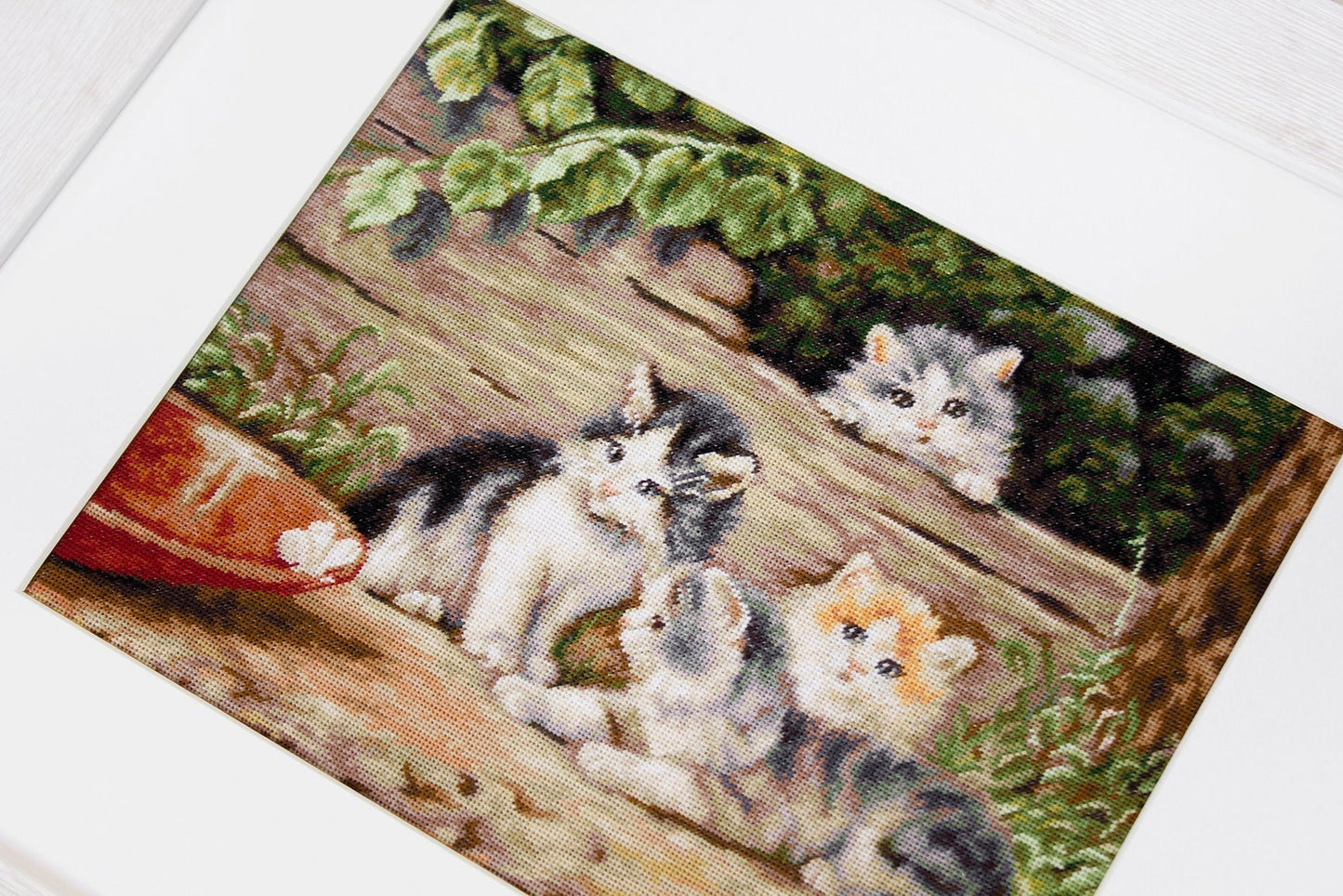 Cross Stitch Kit Luca-S - Kittens, B556