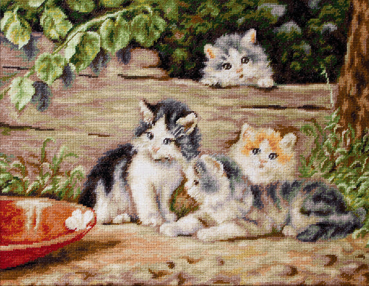 Cross Stitch Kit Luca-S - Kittens, B556