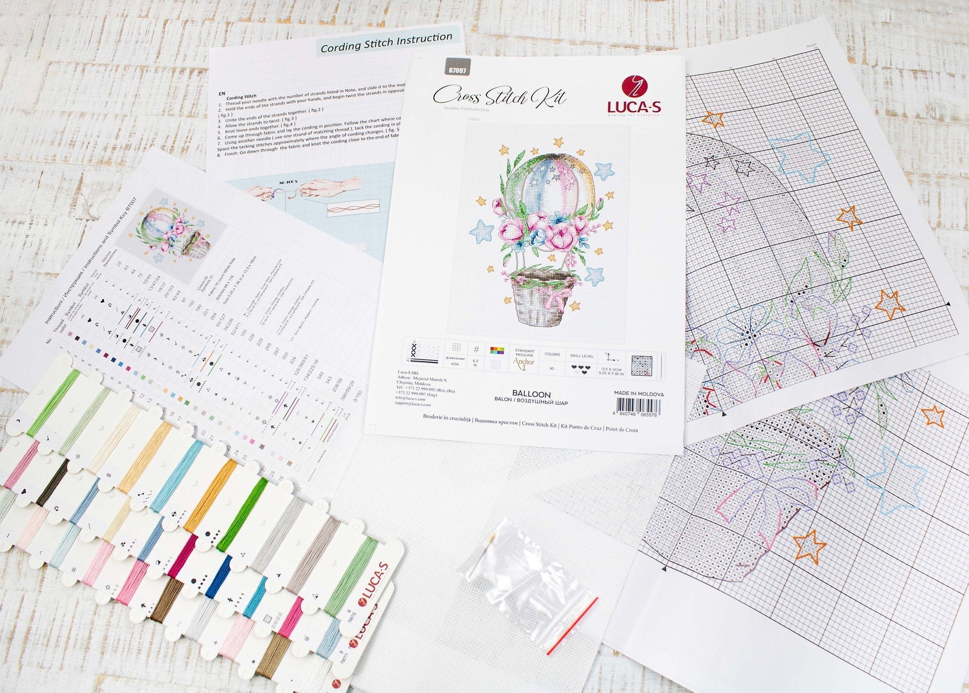 Cross Stitch Kit Luca-S - Balloon - HobbyJobby