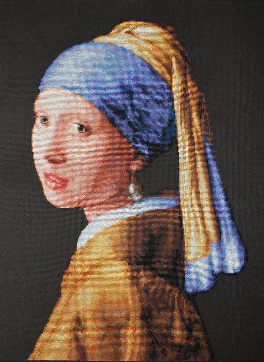 Cross Stitch Kit Luca-S - Girl with a Pearl Earring, B467