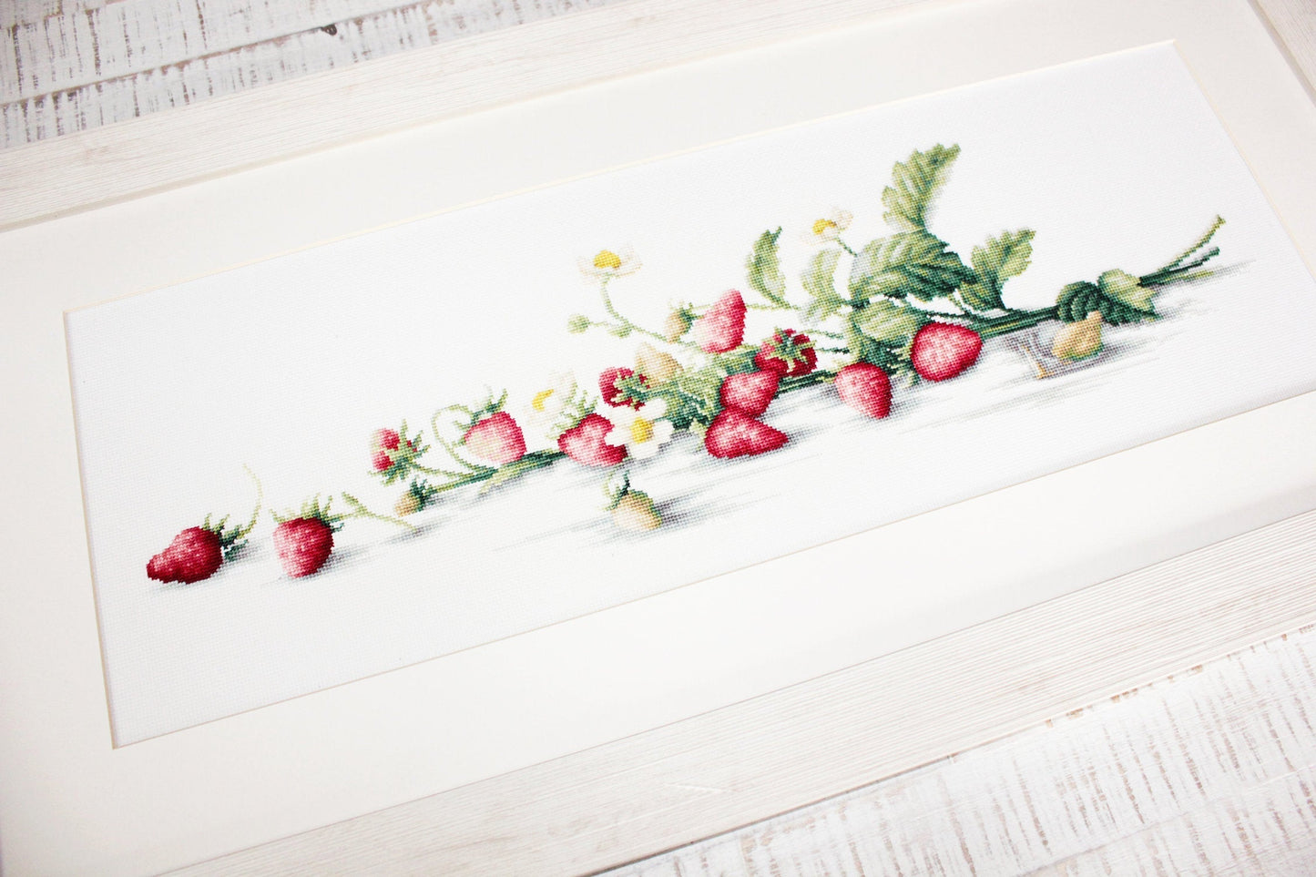 Cross Stitch Kit Luca-S - Etude with Strawberries, B2266