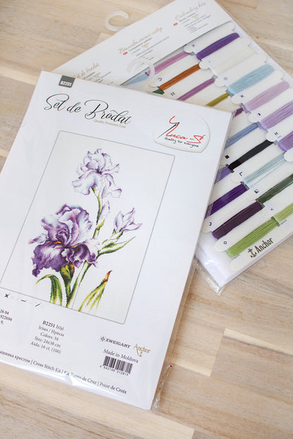 Cross Stitch Kit Luca-S - Irises, B2251